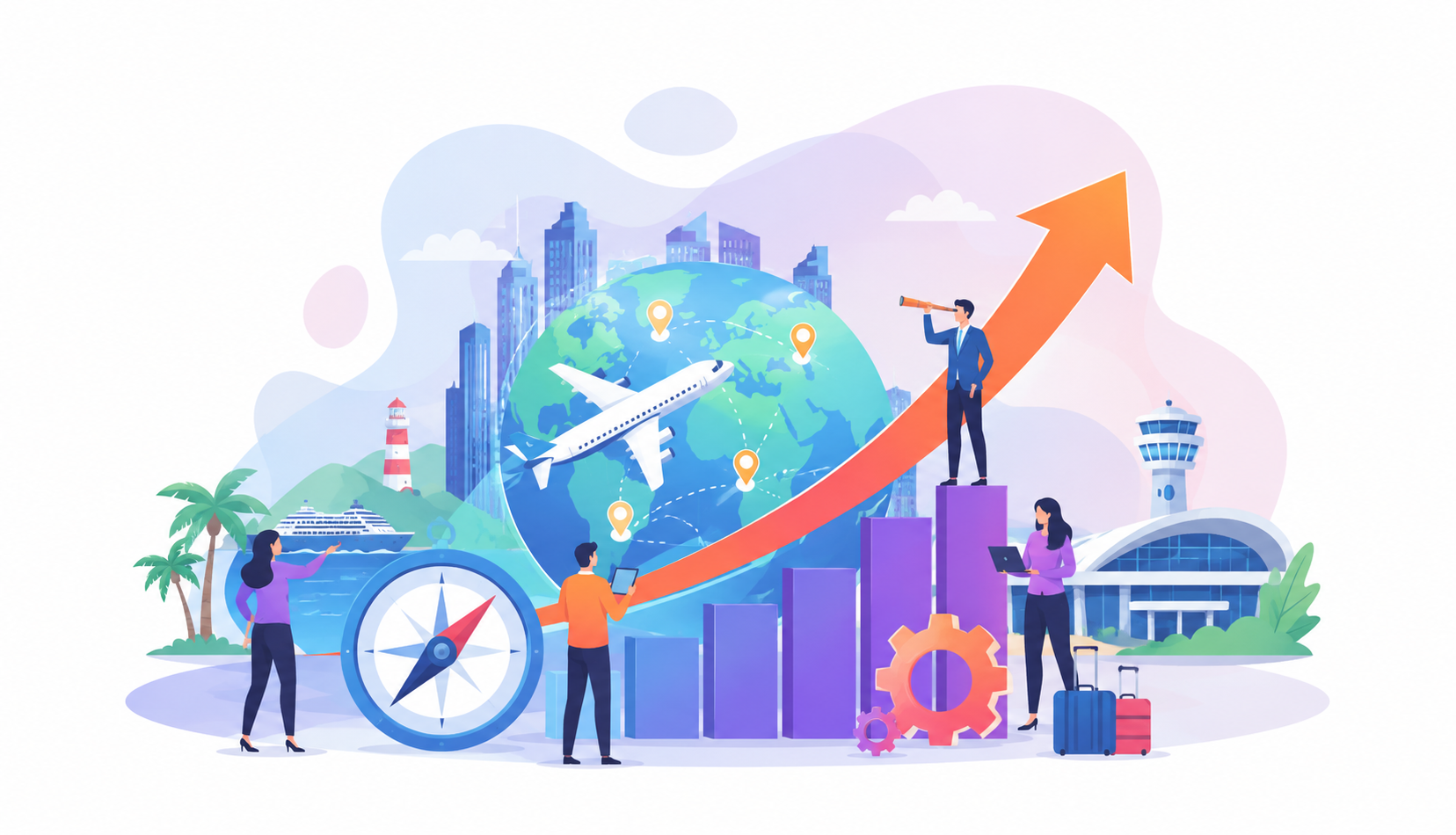 travel port development company in India